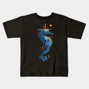 dream in blue Kids T-Shirt